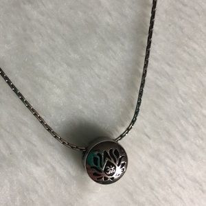 Alex & Ani Lotus charm necklace